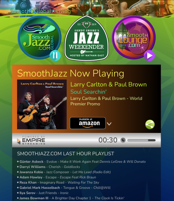 SmoothJazz.com Global Radio Player